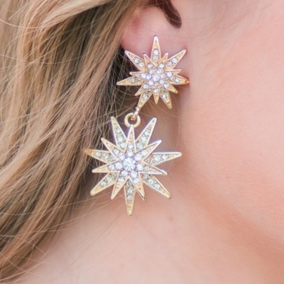 Baublebar Celestial Drop Clip On Earrings - Picture 2 of 5